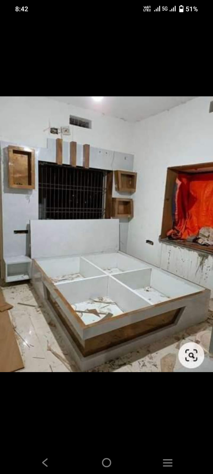 Bedroom interior design by SKV Ranchi